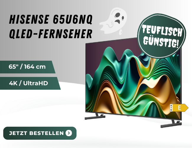 Hisense 65U6NQ, QLED-Fernseher