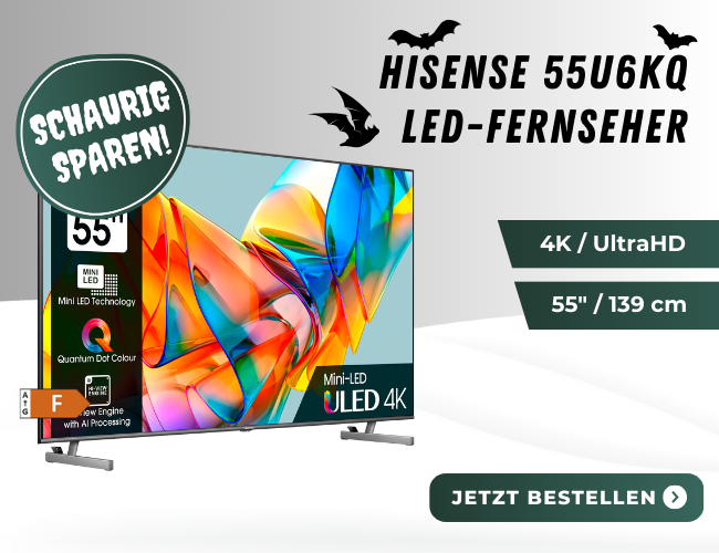 Hisense 55U6KQ, LED-Fernseher