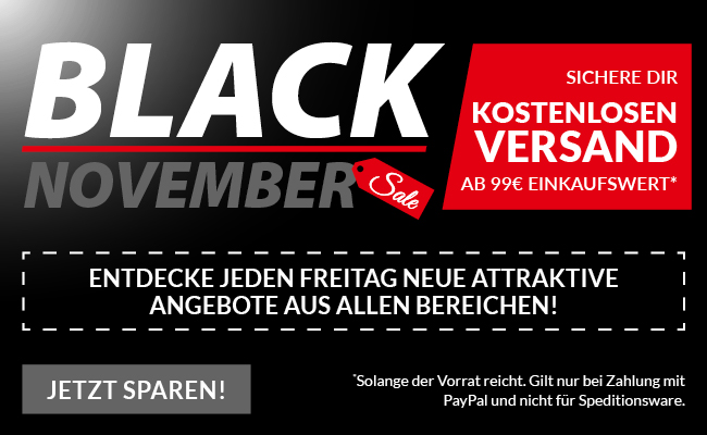 Spare kräftig in unserem Black November!