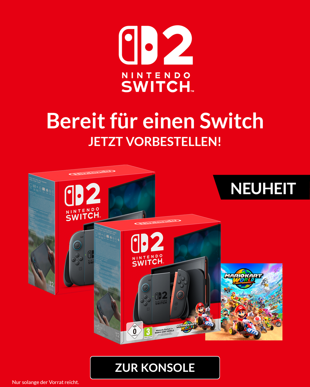 Jetzt vorbestellen: Die Nintendo Switch 2!
