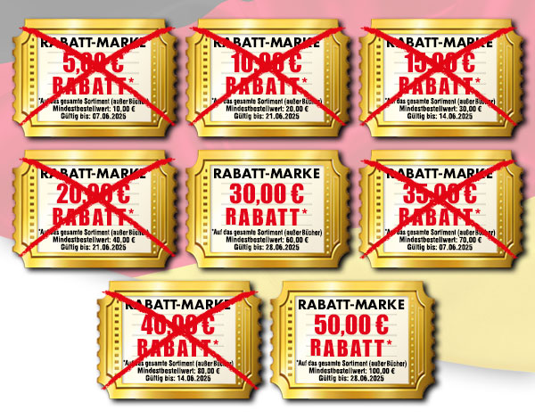 Ihre Rabatt-Marken jetzt sichern!