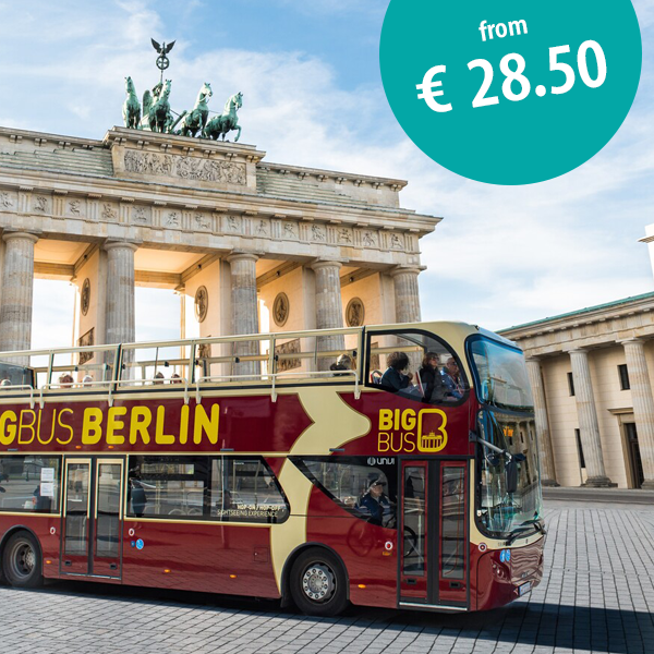 Hop On - Hop Off sightseeing tour by Big Bus Berlin