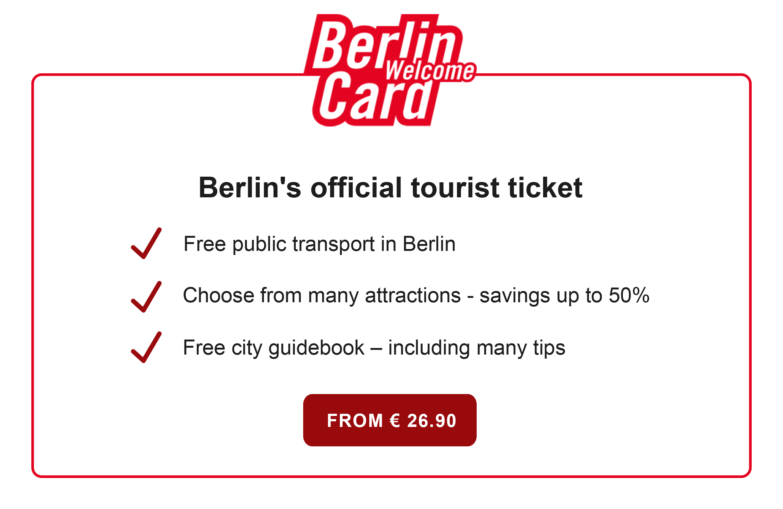 Berlin Welcome Card